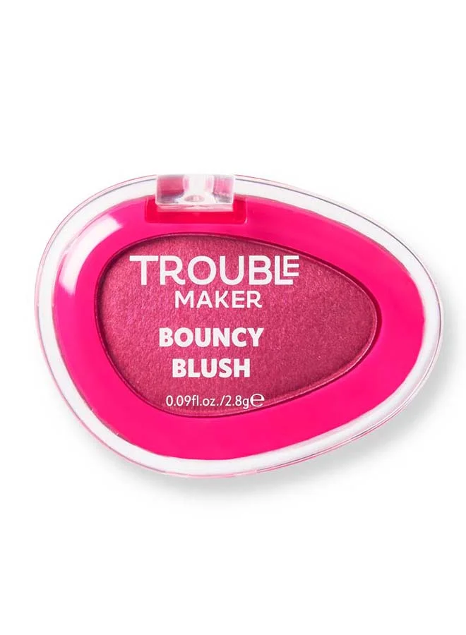صانع المتاعب Bouncy Blush Stain The Game Deep Pink